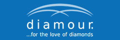 Diamour White Logo