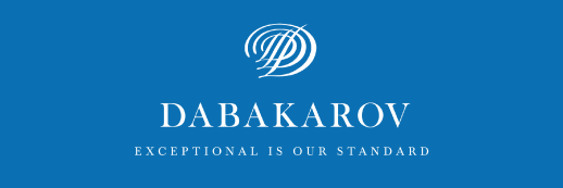 Dabakarov White Logo