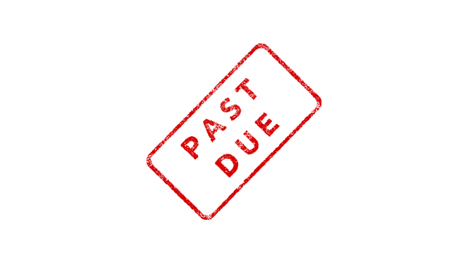 past due stamp