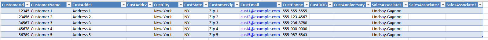 Using the Export Customers Feature