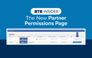 BTB - The New Partners Permission Page