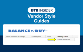 BTB - Vendor Style Guides