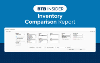 BTB Insider - Inventory Comparison Report