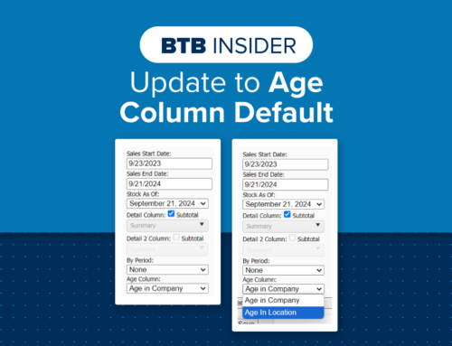 BTB Insider – Update to Age Column Default