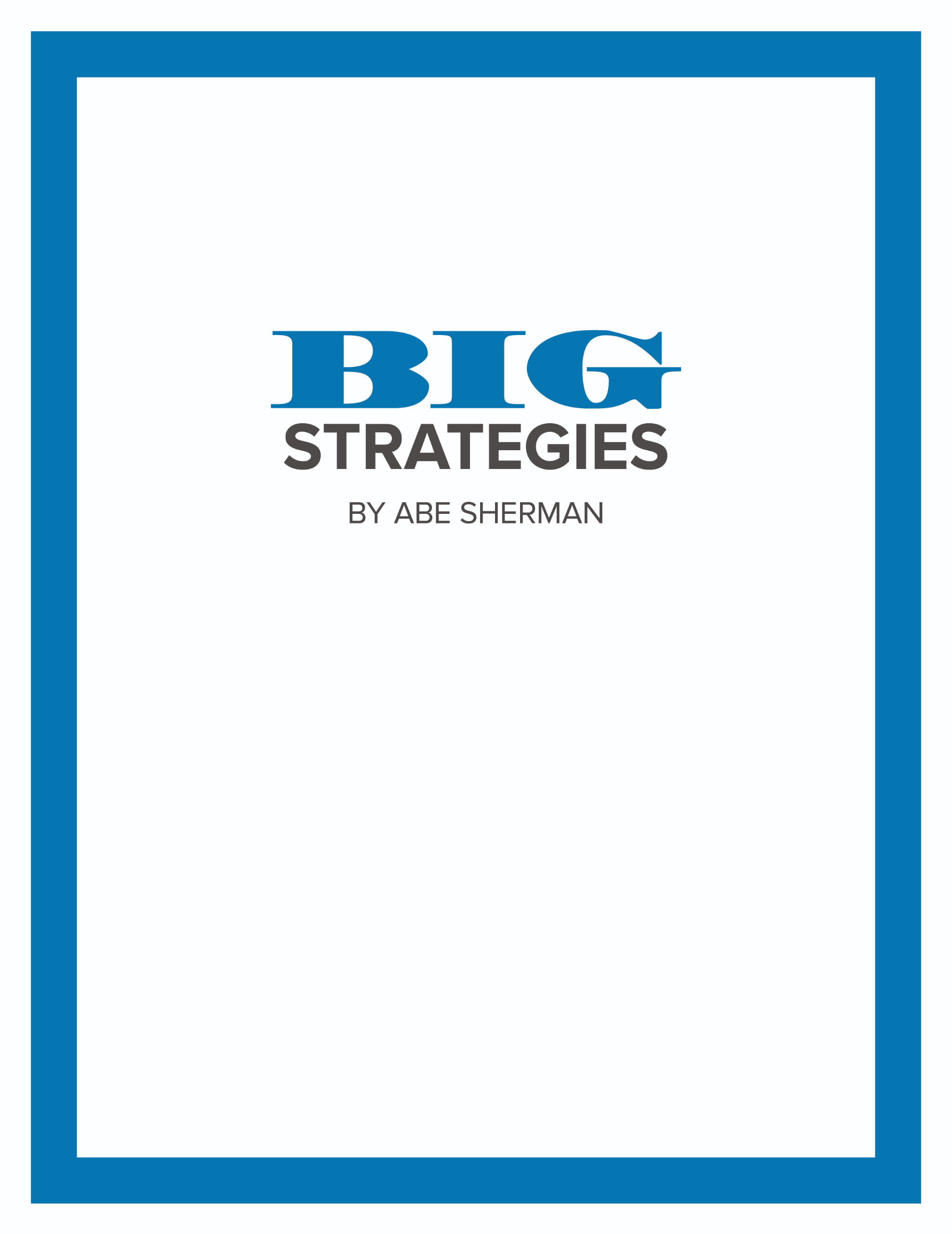 Abe Sherman Newsletter